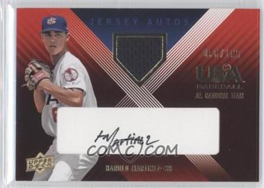 2008 Upper Deck USA Baseball National Teams - Junior National Team - Jersey Autos Black Ink #UE-11 - Harold Martinez /195