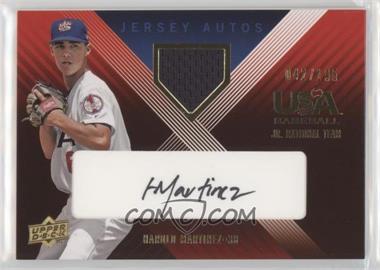 2008 Upper Deck USA Baseball National Teams - Junior National Team - Jersey Autos Black Ink #UE-11 - Harold Martinez /195