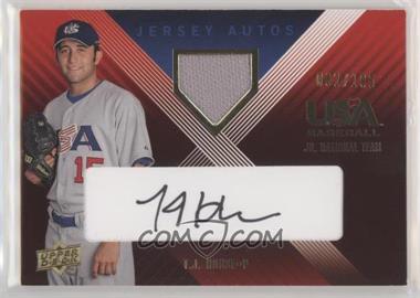 2008 Upper Deck USA Baseball National Teams - Junior National Team - Jersey Autos Black Ink #UE-7 - T.J. House /195