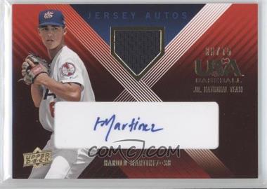 2008 Upper Deck USA Baseball National Teams - Junior National Team - Jersey Autos Blue Ink #UE-11 - Harold Martinez /75