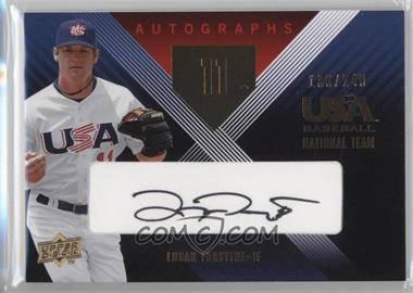 2008 Upper Deck USA Baseball National Teams - National Team - Autographs Black Ink #LFE-6 - Logan Forsythe /249