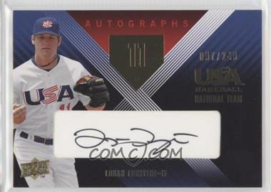 2008 Upper Deck USA Baseball National Teams - National Team - Autographs Black Ink #LFE-6 - Logan Forsythe /249