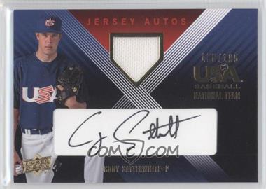 2008 Upper Deck USA Baseball National Teams - National Team - Jersey Autos Black Ink #CSE-21 - Cody Satterwhite /195