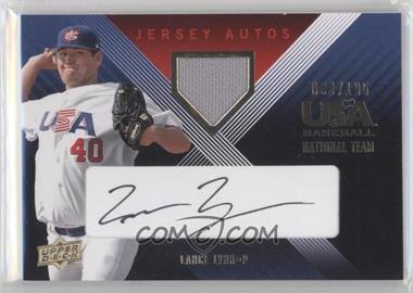 2008 Upper Deck USA Baseball National Teams - National Team - Jersey Autos Black Ink #LLE-13 - Lance Lynn /195