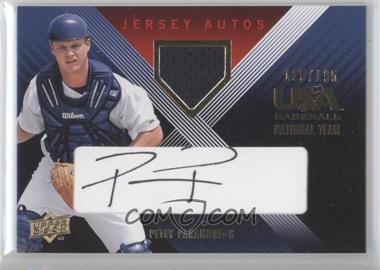 2008 Upper Deck USA Baseball National Teams - National Team - Jersey Autos Black Ink #PPE-18 - Petey Paramore /195