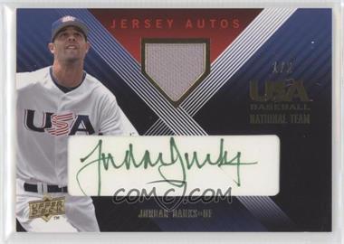 2008 Upper Deck USA Baseball National Teams - National Team - Jersey Autos Green Ink #DJE-3 - Jordan Danks /2