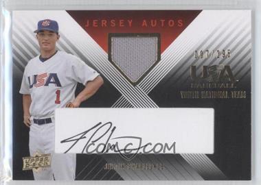 2008 Upper Deck USA Baseball National Teams - Youth National Team - Jersey Autos Black Ink #YE-4 - Justin Charles /295