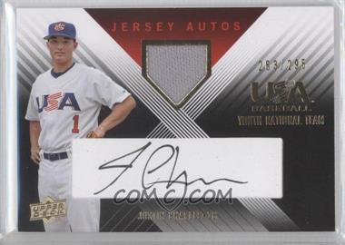 2008 Upper Deck USA Baseball National Teams - Youth National Team - Jersey Autos Black Ink #YE-4 - Justin Charles /295