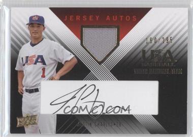 2008 Upper Deck USA Baseball National Teams - Youth National Team - Jersey Autos Black Ink #YE-4 - Justin Charles /295