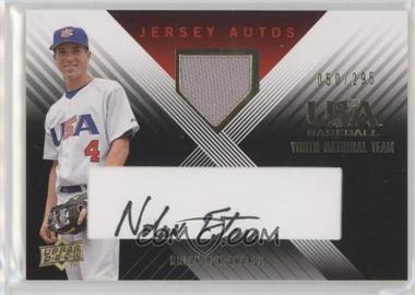 2008 Upper Deck USA Baseball National Teams - Youth National Team - Jersey Autos Black Ink #YE-7 - Nolan Fontana /295