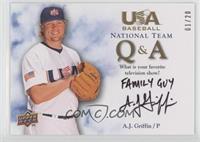 A.J. Griffin (Favorite TV Show) #/20