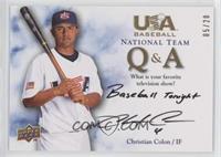 Christian Colon (Television Show) #/20