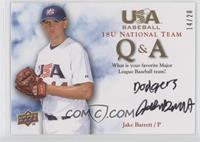 Jake Barrett (Favorite Team) #/20