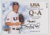 Kendal Volz (Vacation) #/20