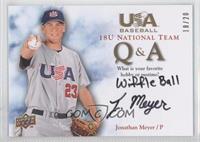 Jonathan Meyer (Hobby or Pastime) #/20