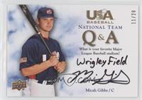 Micah Gibbs (MLB Stadium) #/20