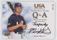 Micah Gibbs (Television Show) #/20