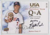 Matthew Purke (Hobby or Pastime) [Noted] #/20