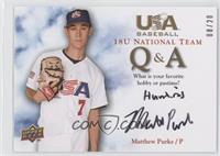 Matthew Purke (Hobby or Pastime) #/20