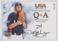 Tyler Lyons (Television Show) #/20