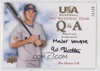 Wes Hatton (Favorite Movie) #/20