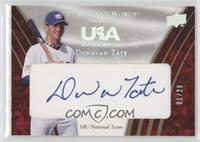 Donavan Tate [Noted] #/20