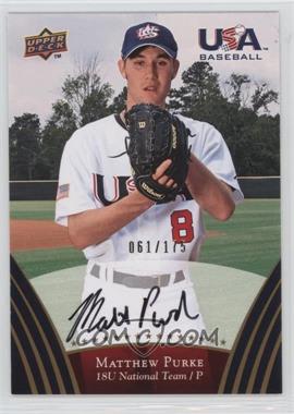 2008 Upper Deck USA Baseball Teams - [Base] - Gold Autographs #107 - Matt Purke /175