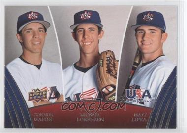 2008 Upper Deck USA Baseball Teams - [Base] #45 - Connor Mason, Michael Lorenzen, Matt Lipka