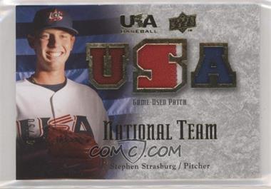2008 Upper Deck USA Baseball Teams - National Team Game-Used Jersey - Patch #NT-SS - Stephen Strasburg /50