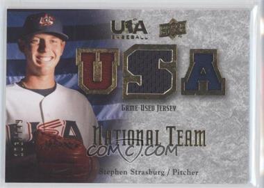 2008 Upper Deck USA Baseball Teams - National Team Game-Used Jersey #NT-SS - Stephen Strasburg /149