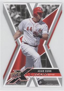 2008 Upper Deck X - [Base] - Die-Cut #29 - Adam Dunn