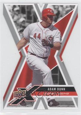 2008 Upper Deck X - [Base] - Die-Cut #29 - Adam Dunn