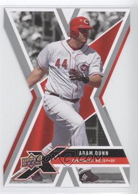 2008 Upper Deck X - [Base] - Die-Cut #29 - Adam Dunn