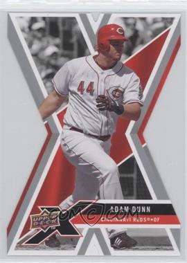 2008 Upper Deck X - [Base] - Die-Cut #29 - Adam Dunn