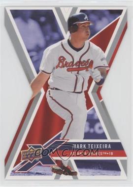 2008 Upper Deck X - [Base] - Die-Cut #8 - Mark Teixeira