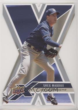 2008 Upper Deck X - [Base] - Die-Cut #83 - Greg Maddux