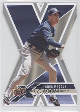 2008 Upper Deck X - [Base] - Die-Cut #83 - Greg Maddux