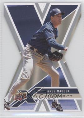 2008 Upper Deck X - [Base] - Die-Cut #83 - Greg Maddux