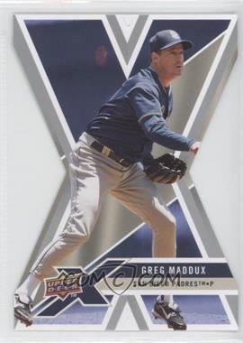 2008 Upper Deck X - [Base] - Die-Cut #83 - Greg Maddux