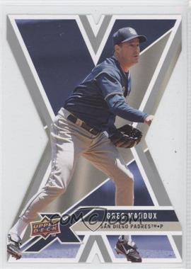 2008 Upper Deck X - [Base] - Die-Cut #83 - Greg Maddux