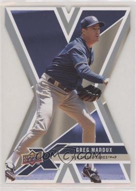 2008 Upper Deck X - [Base] - Die-Cut #83 - Greg Maddux