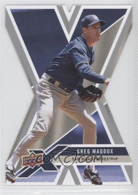 2008 Upper Deck X - [Base] - Die-Cut #83 - Greg Maddux