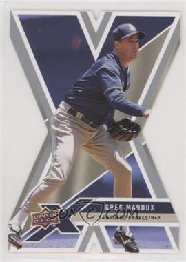 2008 Upper Deck X - [Base] - Die-Cut #83 - Greg Maddux