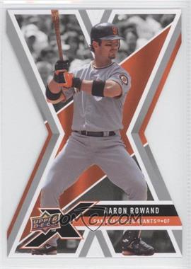 2008 Upper Deck X - [Base] - Die-Cut #85 - Aaron Rowand