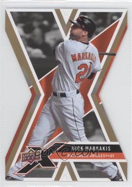 2008 Upper Deck X - [Base] - Gold Die-Cut #10 - Nick Markakis