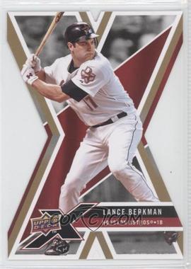 2008 Upper Deck X - [Base] - Gold Die-Cut #46 - Lance Berkman