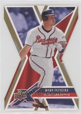 2008 Upper Deck X - [Base] - Gold Die-Cut #8 - Mark Teixeira