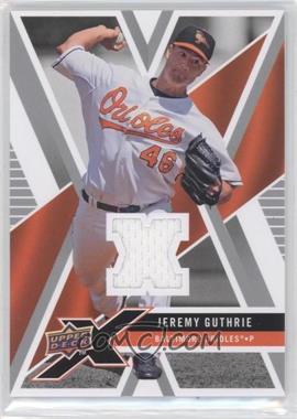 2008 Upper Deck X - Memorabilia #UDXM-JG - Jeremy Guthrie