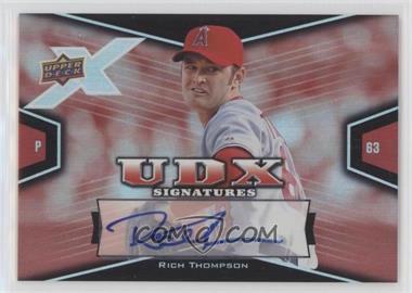 2008 Upper Deck X - UDX Signatures #RT - Rich Thompson