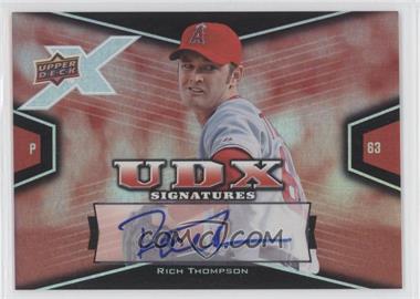 2008 Upper Deck X - UDX Signatures #RT - Rich Thompson